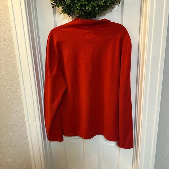 The North Face-Men's Red Fleece Size Large - Picture 3 of 6